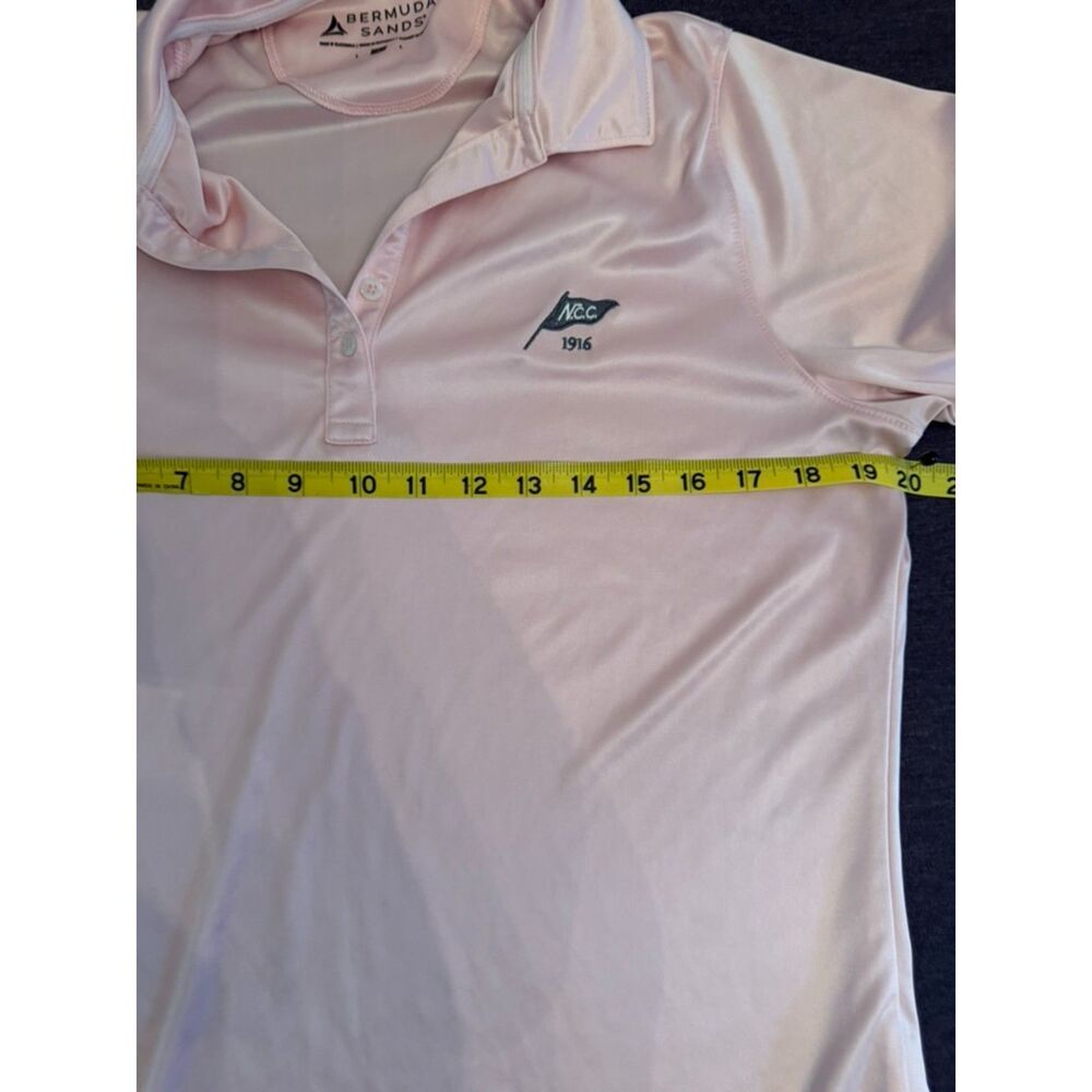 Bermuda Sands Pink Golf Polo Shirt Women's Large NCC 1916 Performance - Picture 7 of 8